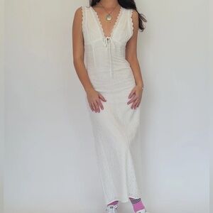 FREE PEOPLE NWT Running Through My Mind Maxi Dress XS